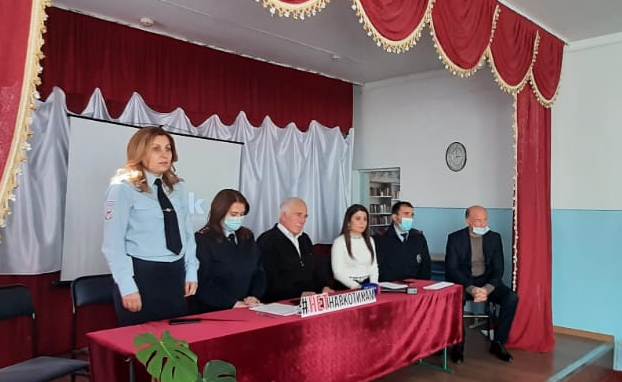 Воспитанникам кадетской школы напомнили о вреде наркотиков