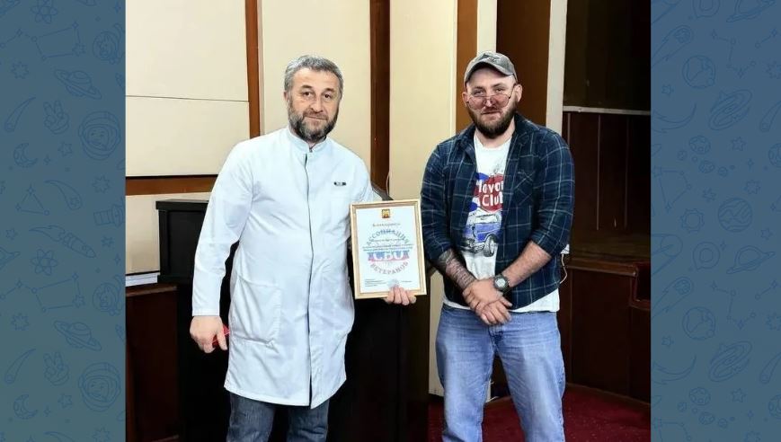 Назиру Борисовичу Шукаеву вручили медаль «За милосердие и помощь». 